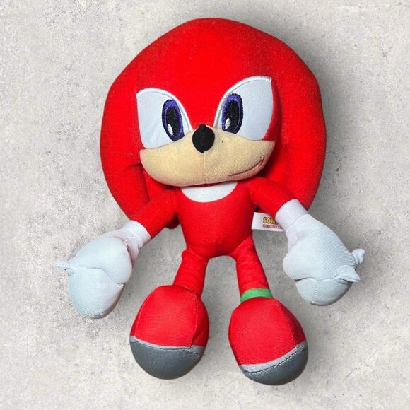 Sonic the Hedgehog Knuckles Plush 12 Inch - Picture 1 of 4